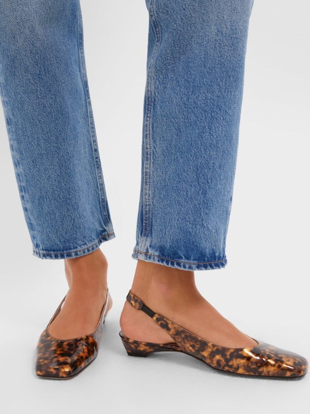 NWOT TUCKERNUCK  Tortoise Liv Slingback Flats 8.5 - Picture 3 of 6